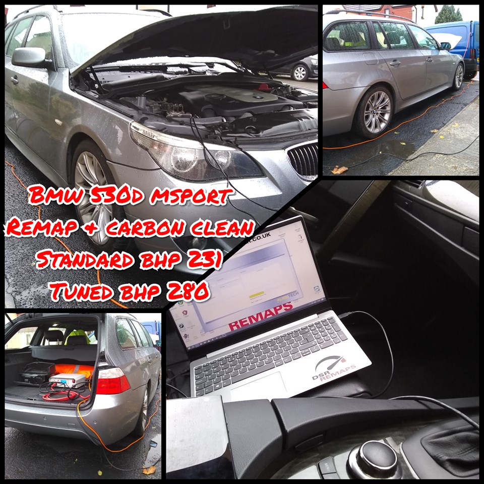 BMW 530d MSPORT remap and carbon clean